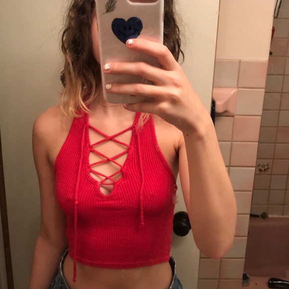 Urban Outfitters Tops - Urban Outfitters | red halter top Urban Outfitters Tops - Urban Outfitters | red halter top